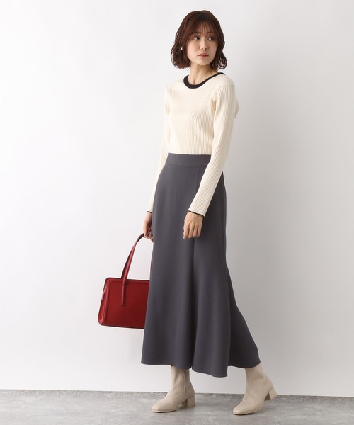 GLOBAL WORK（グローバルワーク）の「マーメイドフレアスカート/298556（スカート・レディース・オフホワイト/ブラック/チャコールグレー・FREE）」の14枚目の写真
