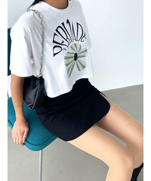 EMODA（エモダ）の「アイコンモチーフTシャツ（Tシャツ/カットソー・レディース・ホワイト/ブラック/ブラウン・FREE）」の11枚目の写真