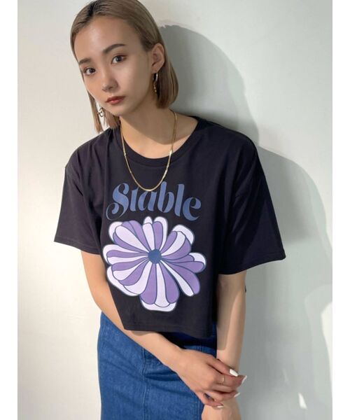 EMODA（エモダ）の「アイコンモチーフTシャツ（Tシャツ/カットソー・レディース・ホワイト/ブラック/ブラウン・FREE）」の8枚目の写真