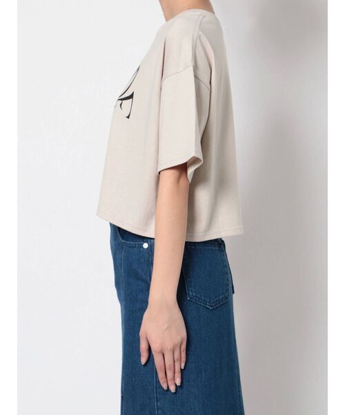 EMODA（エモダ）の「アイコンモチーフTシャツ（Tシャツ/カットソー・レディース・ホワイト/ブラック/ブラウン・FREE）」の12枚目の写真