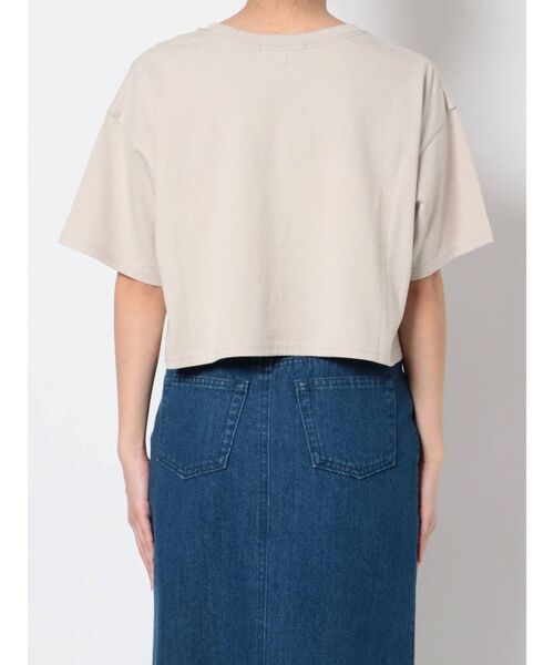 EMODA（エモダ）の「アイコンモチーフTシャツ（Tシャツ/カットソー・レディース・ホワイト/ブラック/ブラウン・FREE）」の7枚目の写真