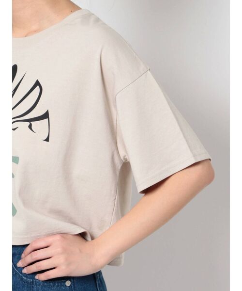 EMODA（エモダ）の「アイコンモチーフTシャツ（Tシャツ/カットソー・レディース・ホワイト/ブラック/ブラウン・FREE）」の9枚目の写真