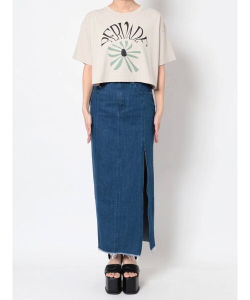 EMODA（エモダ）の「アイコンモチーフTシャツ（Tシャツ/カットソー・レディース・ホワイト/ブラック/ブラウン・FREE）」の17枚目の写真