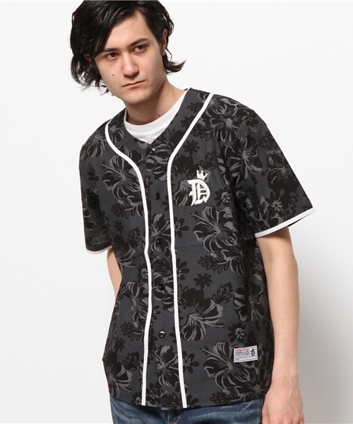 DOUBLE STEAL（ダブルスティール）の「Baseball Shirt（シャツ/ブラウス・メンズ・ブラック系その他/チャコール・MEDIUM/X-LARGE/LARGE）」の4枚目の写真