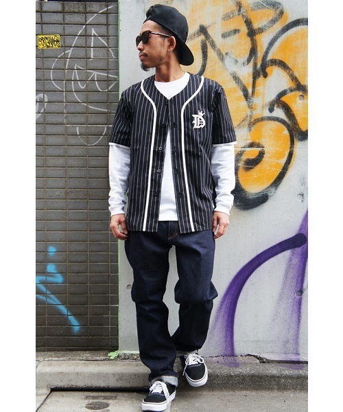 DOUBLE STEAL（ダブルスティール）の「Baseball Shirt（シャツ/ブラウス・メンズ・ブラック系その他/チャコール・MEDIUM/X-LARGE/LARGE）」の13枚目の写真