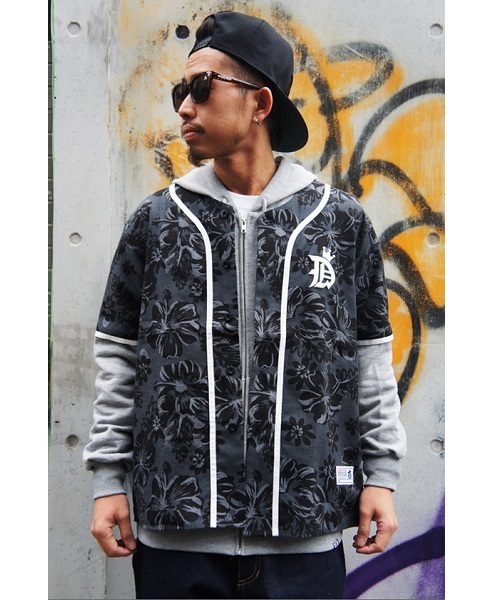 DOUBLE STEAL（ダブルスティール）の「Baseball Shirt（シャツ/ブラウス・メンズ・ブラック系その他/チャコール・MEDIUM/X-LARGE/LARGE）」の3枚目の写真