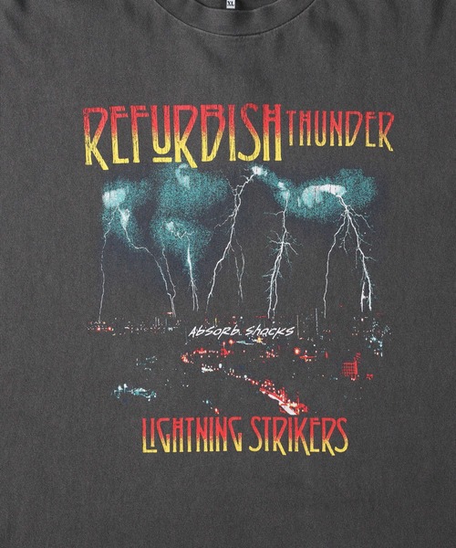 Right-on（ライトオン）の「【Refurbish】バイカーロンＴ（Tシャツ/カットソー・メンズ・ブラック×グレー/ブラック×ホワイト/ブラック・XL/M/S/L）」の9枚目の写真