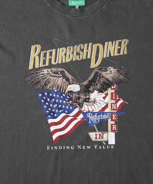 Right-on（ライトオン）の「【Refurbish】バイカーロンＴ（Tシャツ/カットソー・メンズ・ブラック×グレー/ブラック×ホワイト/ブラック・XL/M/S/L）」の19枚目の写真