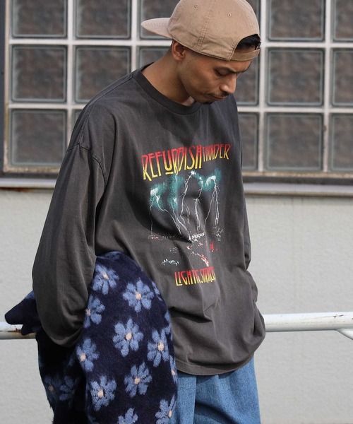 Right-on（ライトオン）の「【Refurbish】バイカーロンＴ（Tシャツ/カットソー・メンズ・ブラック×グレー/ブラック×ホワイト/ブラック・XL/M/S/L）」の21枚目の写真