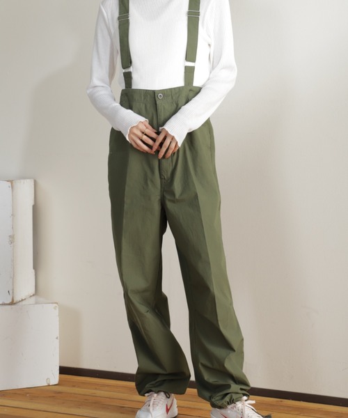 THE NORTH FACE サロペット・オーバーオール オリーブ THE NORTH FACE