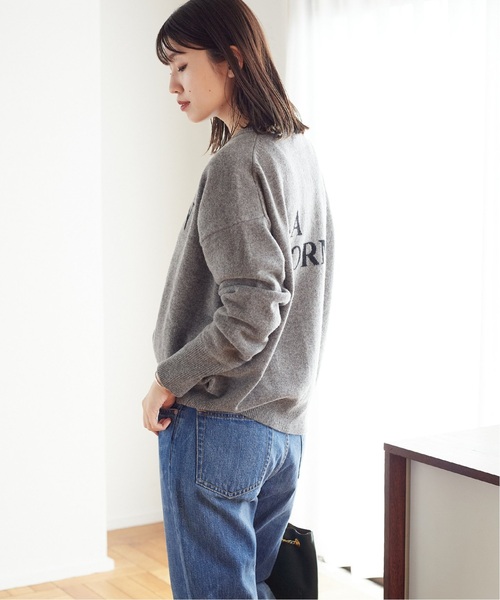 JOURNAL STANDARD(ジャーナルスタンダード)の「《追加2》インターシャニットカーディガン(カーディガン/ボレロ・レディース・ブラック/チャコールグレー・FREE)」の11枚目の写真