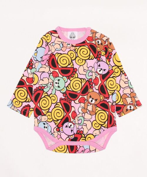 ♡*様 ヒステリックミニ テディ ロンパース HYSTERIC MINI（ヒステリックミニ）の「DEVILKINロンパース