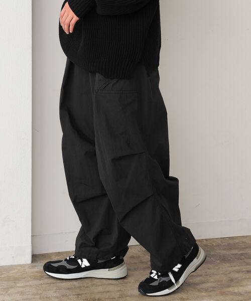 BOWWOW×BEAMS　カーゴパンツ　L　ブラック BEAMS ブラック カーゴパンツ BOWWOW ビームス別注 23AW ブラック