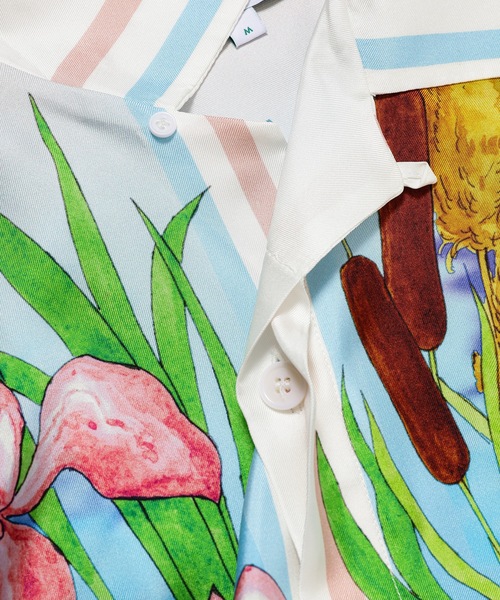 Casablanca（カサブランカ）の「SILK TWILL CUBAN COLLAR LONG SLEEVE SHIRT（シャツ/ブラウス・メンズ・マルチ・L/M）」の3枚目の写真