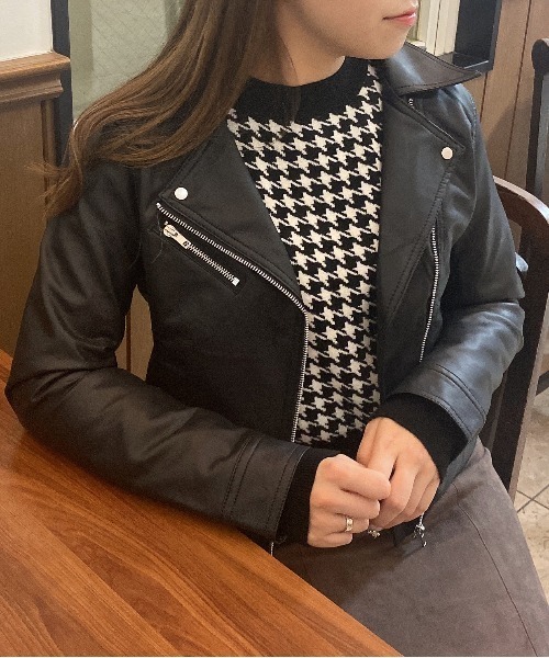 TORTE(トルテ)の「ライダースジャケット(ライダースジャケット・レディース・ブラック・FREE)」の8枚目の写真