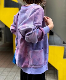 mi via loca | ワッフルタイダイVネックカーディガン(カーディガン/ボレロ)