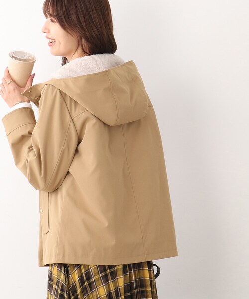 DRESKIP(ドレスキップ)の「◆【撥水】長く着られるアウターはこれ!ボアライナ-付きマウンテンパーカー(ブルゾン・レディース・サンドベージュ/カーキ/ブラック・02/03/04)」の21枚目の写真