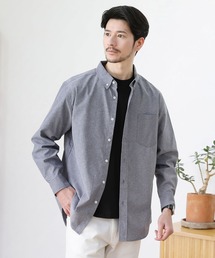 オックスフォードボタンダウン長袖シャツ