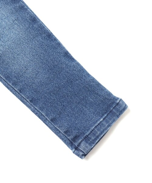 BREEZE（ブリーズ）の「あったからくらくスキニーデニムパンツ 10分丈（デニムパンツ・キッズ・ブルー/ネイビー・90/100/110/120/130/140/150）」の4枚目の写真