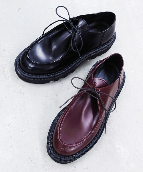 MAISON SPECIAL（メゾンスペシャル）の「《ユニセックスアイテム》【SPECIAL SHOES FACTORY コラボ】東京産ビブラムタンクソールチロリアンブーツ 【MAISON SPECIAL/メゾンスペシャル】（モカシン/デッキシューズ・メンズ・ブラウン/ブラック/ブルー・26.5/27.5/25.5/23.5/24.5）」の17枚目の写真