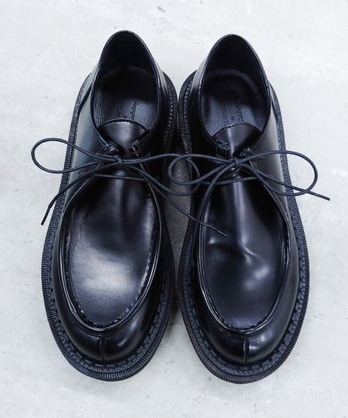 MAISON SPECIAL（メゾンスペシャル）の「《ユニセックスアイテム》【SPECIAL SHOES FACTORY コラボ】東京産ビブラムタンクソールチロリアンブーツ 【MAISON SPECIAL/メゾンスペシャル】（モカシン/デッキシューズ・メンズ・ブラウン/ブラック/ブルー・26.5/27.5/25.5/23.5/24.5）」の7枚目の写真