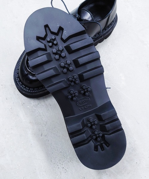 MAISON SPECIAL（メゾンスペシャル）の「《ユニセックスアイテム》【SPECIAL SHOES FACTORY コラボ】東京産ビブラムタンクソールチロリアンブーツ 【MAISON SPECIAL/メゾンスペシャル】（モカシン/デッキシューズ・メンズ・ブラウン/ブラック/ブルー・26.5/27.5/25.5/23.5/24.5）」の12枚目の写真