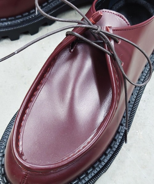 MAISON SPECIAL（メゾンスペシャル）の「《ユニセックスアイテム》【SPECIAL SHOES FACTORY コラボ】東京産ビブラムタンクソールチロリアンブーツ 【MAISON SPECIAL/メゾンスペシャル】（モカシン/デッキシューズ・メンズ・ブラウン/ブラック/ブルー・26.5/27.5/25.5/23.5/24.5）」の14枚目の写真