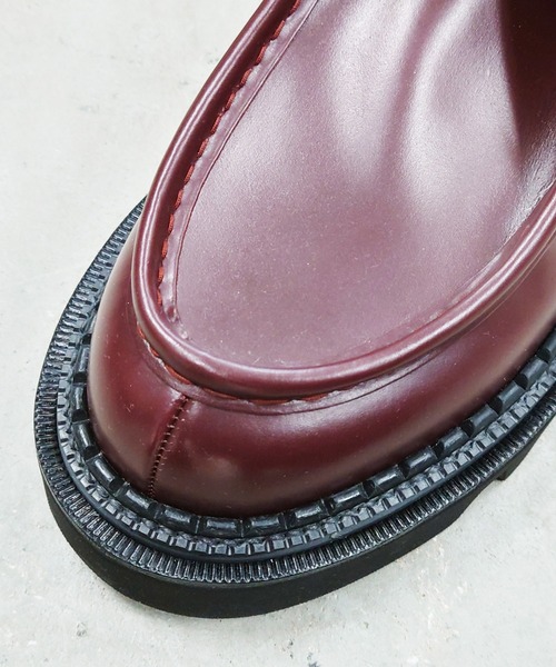 MAISON SPECIAL（メゾンスペシャル）の「《ユニセックスアイテム》【SPECIAL SHOES FACTORY コラボ】東京産ビブラムタンクソールチロリアンブーツ 【MAISON SPECIAL/メゾンスペシャル】（モカシン/デッキシューズ・メンズ・ブラウン/ブラック/ブルー・26.5/27.5/25.5/23.5/24.5）」の16枚目の写真