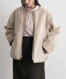 YECCA VECCA | リバーシブルフェイクムートンコート(ムートンコート)
