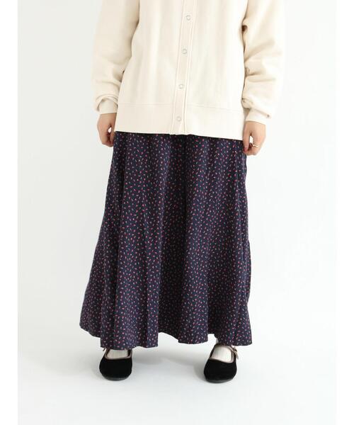 Samansa Mos2(サマンサ モスモス)の「柄アソートパネル切替スカート(スカート・レディース・ブラック/カーキ/グリーン/ネイビー・フリ-)」の13枚目の写真