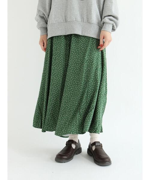 Samansa Mos2(サマンサ モスモス)の「柄アソートパネル切替スカート(スカート・レディース・ブラック/カーキ/グリーン/ネイビー・フリ-)」の18枚目の写真