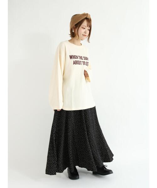 Samansa Mos2(サマンサ モスモス)の「柄アソートパネル切替スカート(スカート・レディース・ブラック/カーキ/グリーン/ネイビー・フリ-)」の22枚目の写真