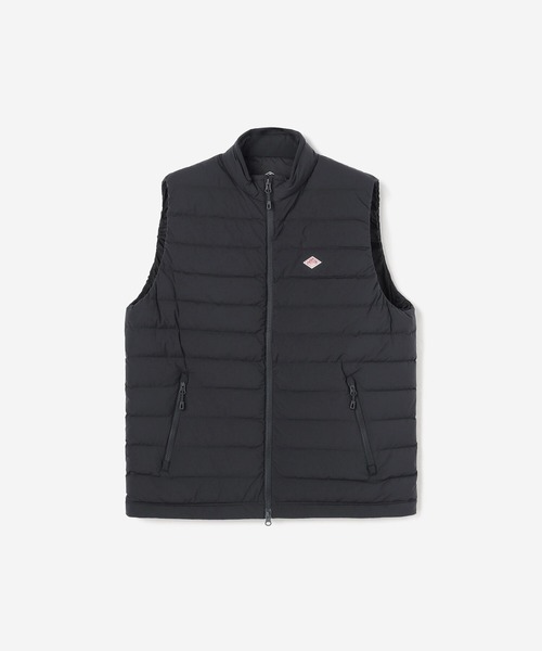 DANTON(ダントン)の「DANTON | ストレッチナイロンスタンドカラーベスト MEN(ダウンベスト・メンズ・チャコール/ブラック・LARGE/MEDIUM)」の9枚目の写真