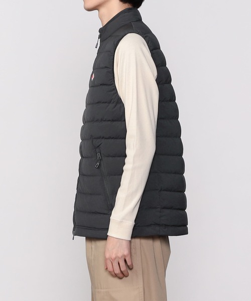 DANTON(ダントン)の「DANTON | ストレッチナイロンスタンドカラーベスト MEN(ダウンベスト・メンズ・チャコール/ブラック・LARGE/MEDIUM)」の7枚目の写真