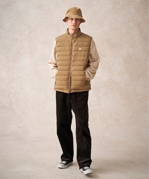 DANTON(ダントン)の「DANTON | ストレッチナイロンスタンドカラーベスト MEN(ダウンベスト・メンズ・チャコール/ブラック・LARGE/MEDIUM)」の19枚目の写真