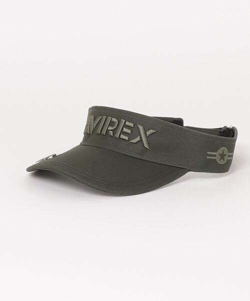 AVIREX（アヴィレックス）の「《GOLF WEAR》マーカー付き バイザー / MARKER付 VISOR / アヴィレックス / AVIREX（ゴルフグッズ・メンズ・カーキ/ブラック/グレー/ホワイト/ネイビー・F）」の4枚目の写真