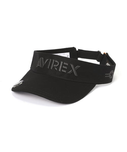 AVIREX（アヴィレックス）の「《GOLF WEAR》マーカー付き バイザー / MARKER付 VISOR / アヴィレックス / AVIREX（ゴルフグッズ・メンズ・カーキ/ブラック/グレー/ホワイト/ネイビー・F）」の6枚目の写真
