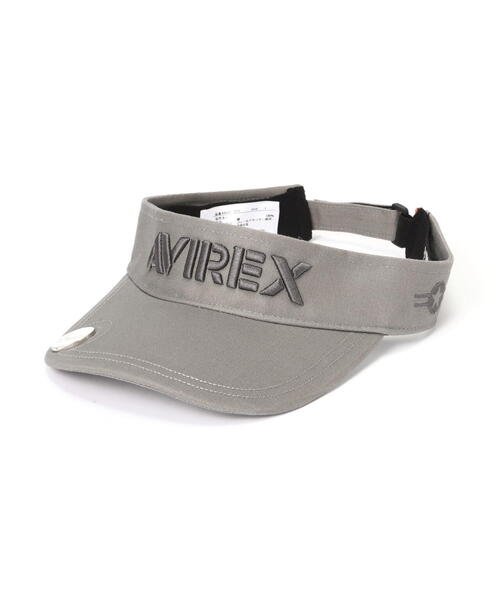 AVIREX（アヴィレックス）の「《GOLF WEAR》マーカー付き バイザー / MARKER付 VISOR / アヴィレックス / AVIREX（ゴルフグッズ・メンズ・カーキ/ブラック/グレー/ホワイト/ネイビー・F）」の7枚目の写真