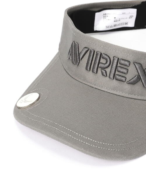 AVIREX（アヴィレックス）の「《GOLF WEAR》マーカー付き バイザー / MARKER付 VISOR / アヴィレックス / AVIREX（ゴルフグッズ・メンズ・カーキ/ブラック/グレー/ホワイト/ネイビー・F）」の10枚目の写真