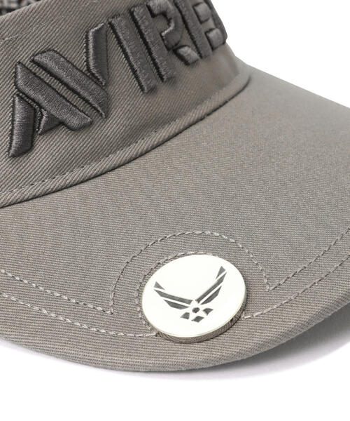 AVIREX（アヴィレックス）の「《GOLF WEAR》マーカー付き バイザー / MARKER付 VISOR / アヴィレックス / AVIREX（ゴルフグッズ・メンズ・カーキ/ブラック/グレー/ホワイト/ネイビー・F）」の14枚目の写真