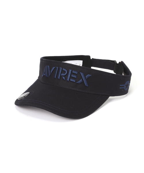 AVIREX（アヴィレックス）の「《GOLF WEAR》マーカー付き バイザー / MARKER付 VISOR / アヴィレックス / AVIREX（ゴルフグッズ・メンズ・カーキ/ブラック/グレー/ホワイト/ネイビー・F）」の20枚目の写真