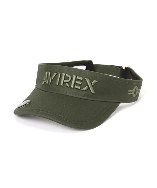 AVIREX（アヴィレックス）の「《GOLF WEAR》マーカー付き バイザー / MARKER付 VISOR / アヴィレックス / AVIREX（ゴルフグッズ・メンズ・カーキ/ブラック/グレー/ホワイト/ネイビー・F）」の21枚目の写真