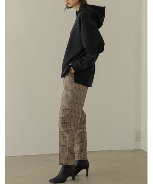 ETRO 総柄テーパードパンツ チェック柄 ブルー サイズ56*ED66 ETRO 総柄テーパードパンツ チェック柄 ブルー サイズ56*ED66