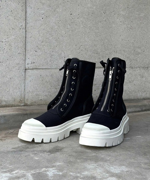 ASH（アッシュ）の「【PHOENIX】フロントジップブーツ（ブーツ・レディース・ブラック/ベージュ・38/39/36/40/37）」の21枚目の写真