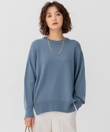 23区（ニジュウサンク）の「【CLASSY.1月号掲載】ウールコード クルーネック ニット（ニット/セーター・レディース）」