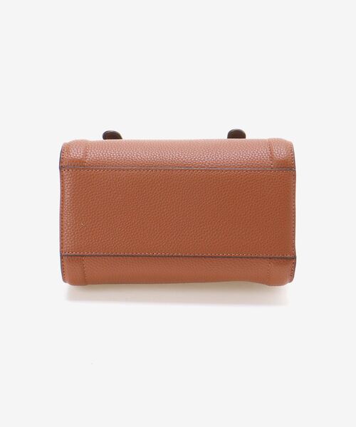 MAJESTIC LEGON（マジェスティックレゴン）の「ベーシックミニボストンバッグ（ボストンバッグ・レディース・ダークブラウン/ブラック/アイボリー・FREE）」の10枚目の写真