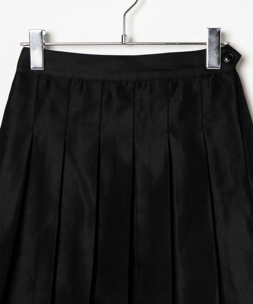 WEGO（ウィゴー）の「WEGO/【一部店限定】ポケット付き無地プリーツスカート（デニムスカート・レディース・ブラック/グレー・SMALL/MEDIUM/LARGE）」の5枚目の写真