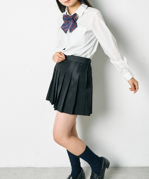 WEGO（ウィゴー）の「WEGO/【一部店限定】ポケット付き無地プリーツスカート（デニムスカート・レディース・ブラック/グレー・SMALL/MEDIUM/LARGE）」の13枚目の写真