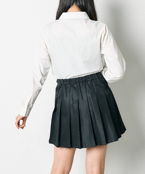 WEGO（ウィゴー）の「WEGO/【一部店限定】ポケット付き無地プリーツスカート（デニムスカート・レディース・ブラック/グレー・SMALL/MEDIUM/LARGE）」の14枚目の写真