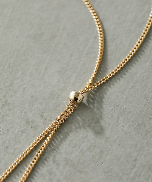 PAPILLONNER（パピヨネ）の「パールクリスタルネックレス/PAPILLONNER/パピヨネ（ネックレス・レディース・ゴールド・FREE）」の7枚目の写真